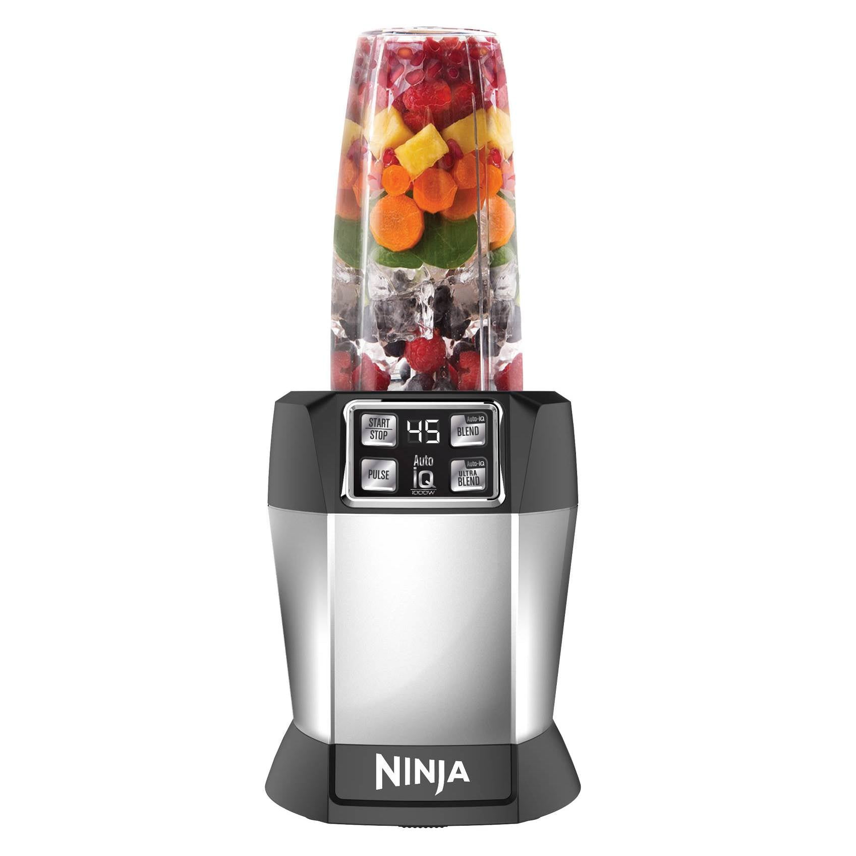 Nutri Ninja Auto-iQ 1000W Digital Blender w/Pulse & 2 Cups (Open Box)