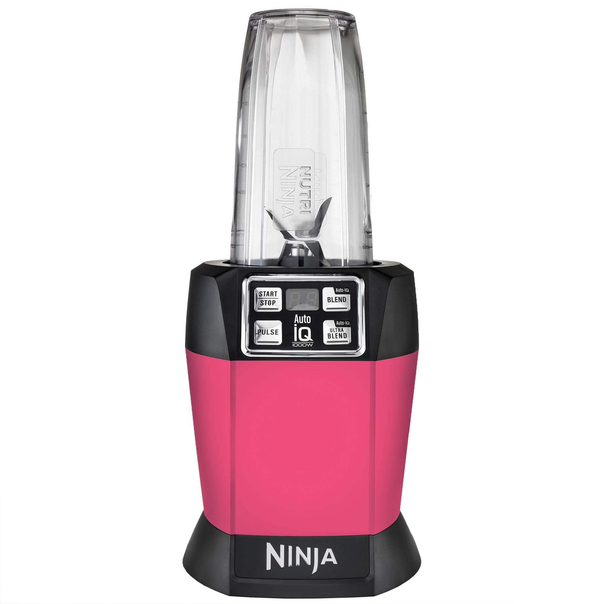 Ninja Auto-iQ Nutri Ninja 1000W Blender, Pink Refurbished| BL483 (Open Box)