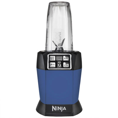 Nutri Ninja Single Serve Blender with Auto-iQ, Blue (Open Box)