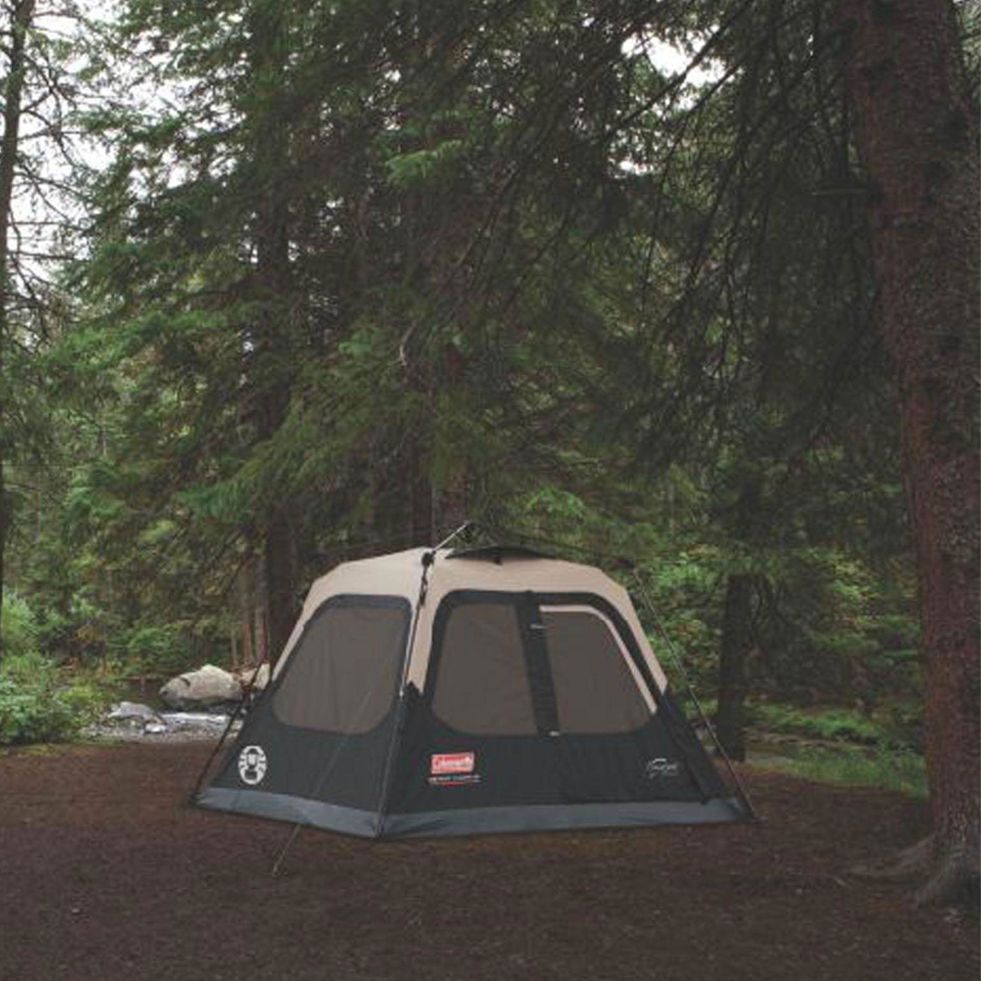 Coleman Outdoor Camping 4-Person Instant Tent 8 x 7 Feet w/ WeatherTec (Used)