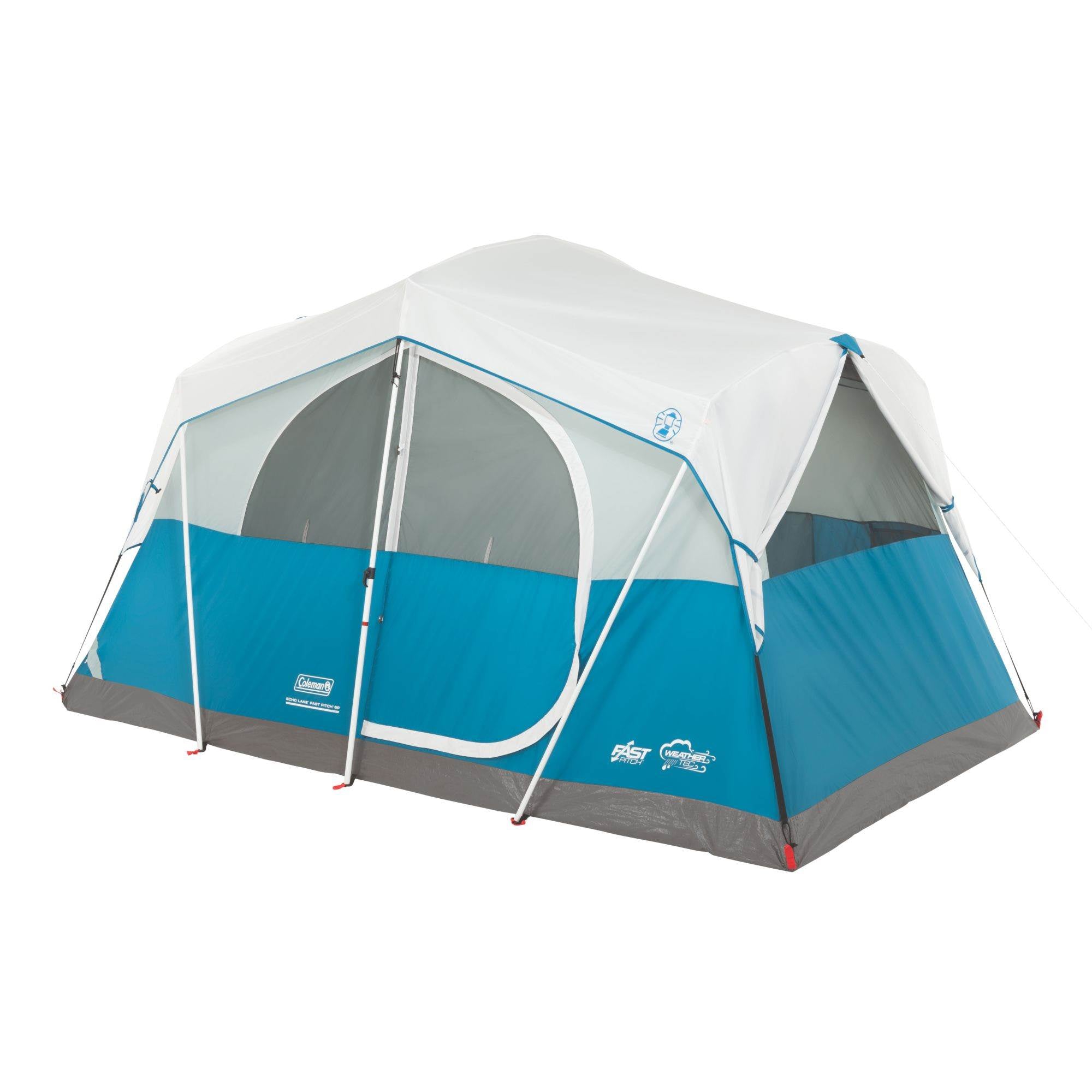 Coleman Echo Lake 6 Person Fast Pitch 12' x 7' Cabin Tent w/ Cabinet (Open Box)