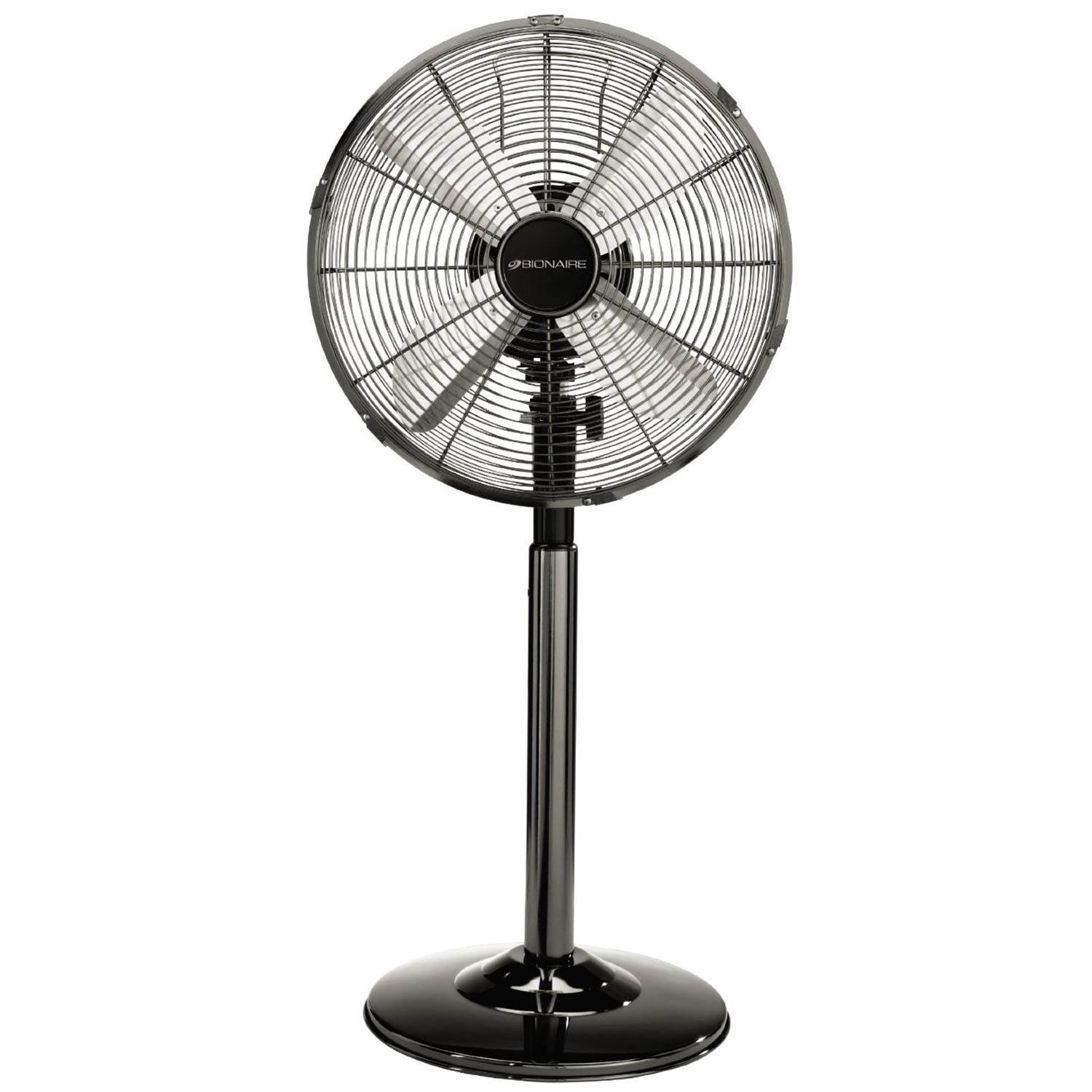 Bionaire 12-Inch 2-n-1 Standing Oscillating Fan, Chrome Finish (Open Box)