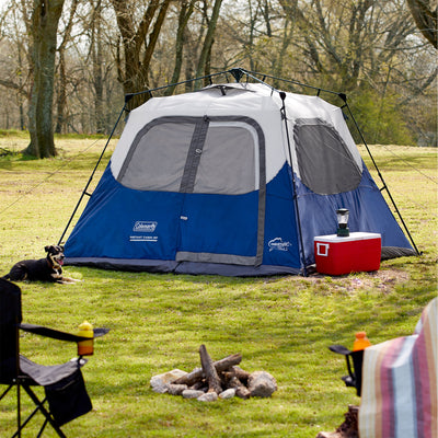 Coleman 6-Person 10' x 9' Instant Cabin Family Camping Tent (Open Box)