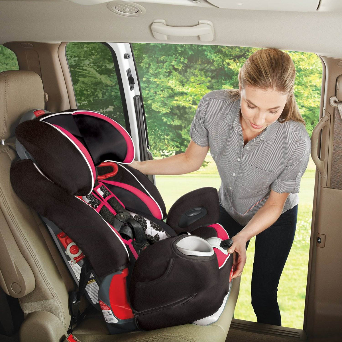 Graco Argos 80 Elite 3-in-1 Car Seat and Booster Seat, Azalea (Open Box)