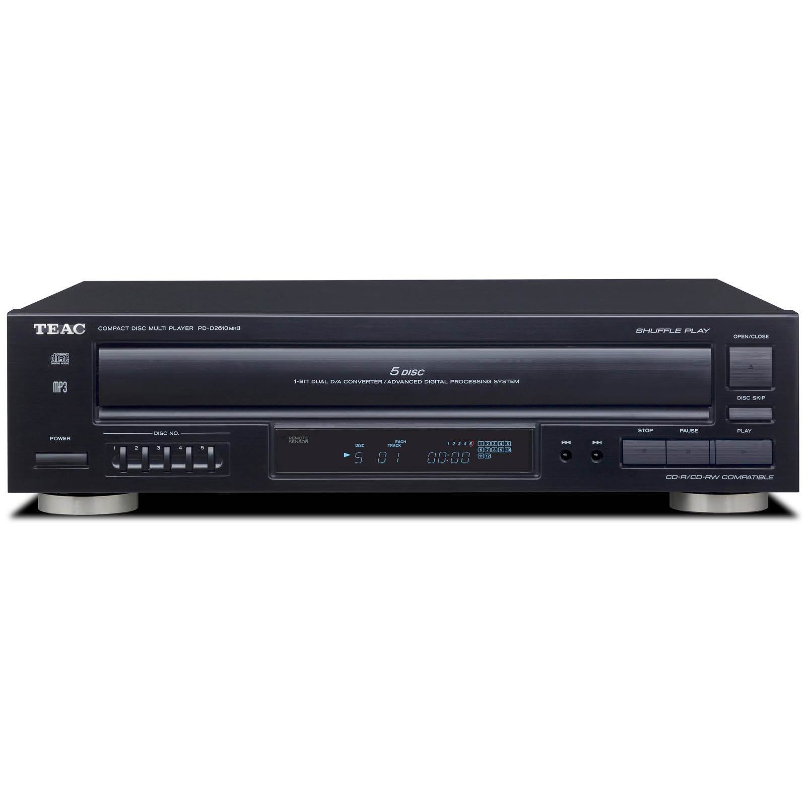 TEAC 5-Disc Carousel CD Changer MP3 WMA Playback Player w/ Remote (Open Box)