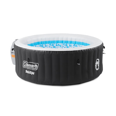 Coleman Miami Spa 4 Person Portable Inflatable Air Jet Hot Tub w/Pool Treatment - VMInnovations