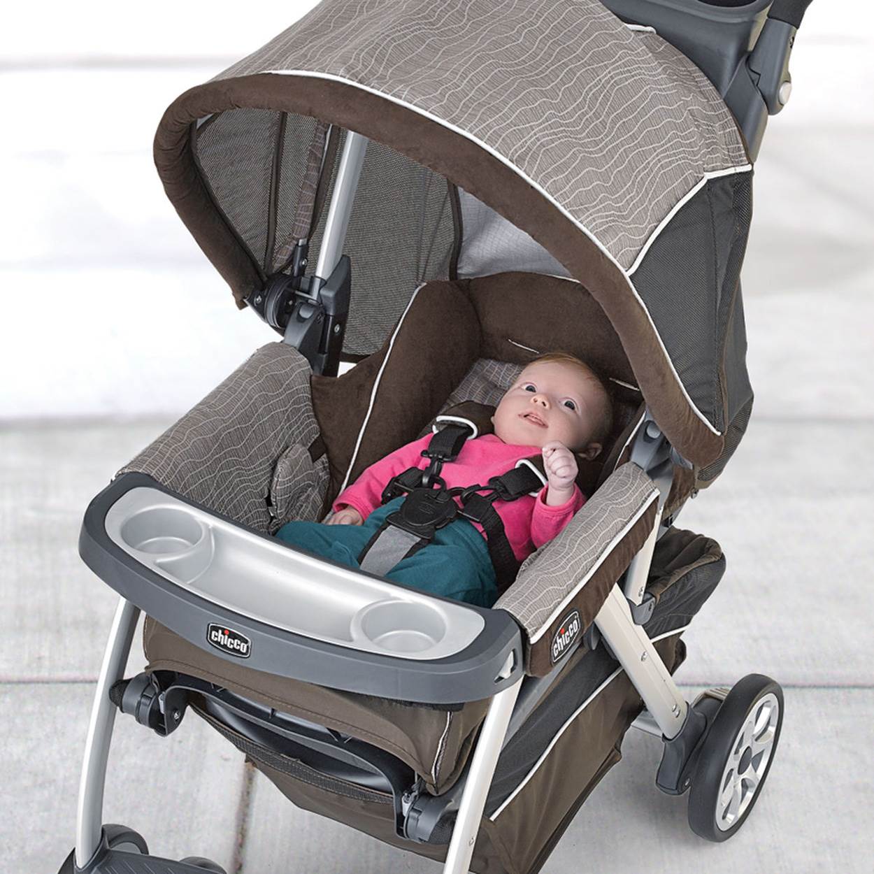 Chicco Cortina Magic Stroller for KeyFit Car Seats | Solare (Open Box)
