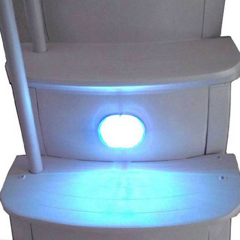 Main Access Swimming Pool LED Floating Ladder Step & Return Line Light (3 Pack)