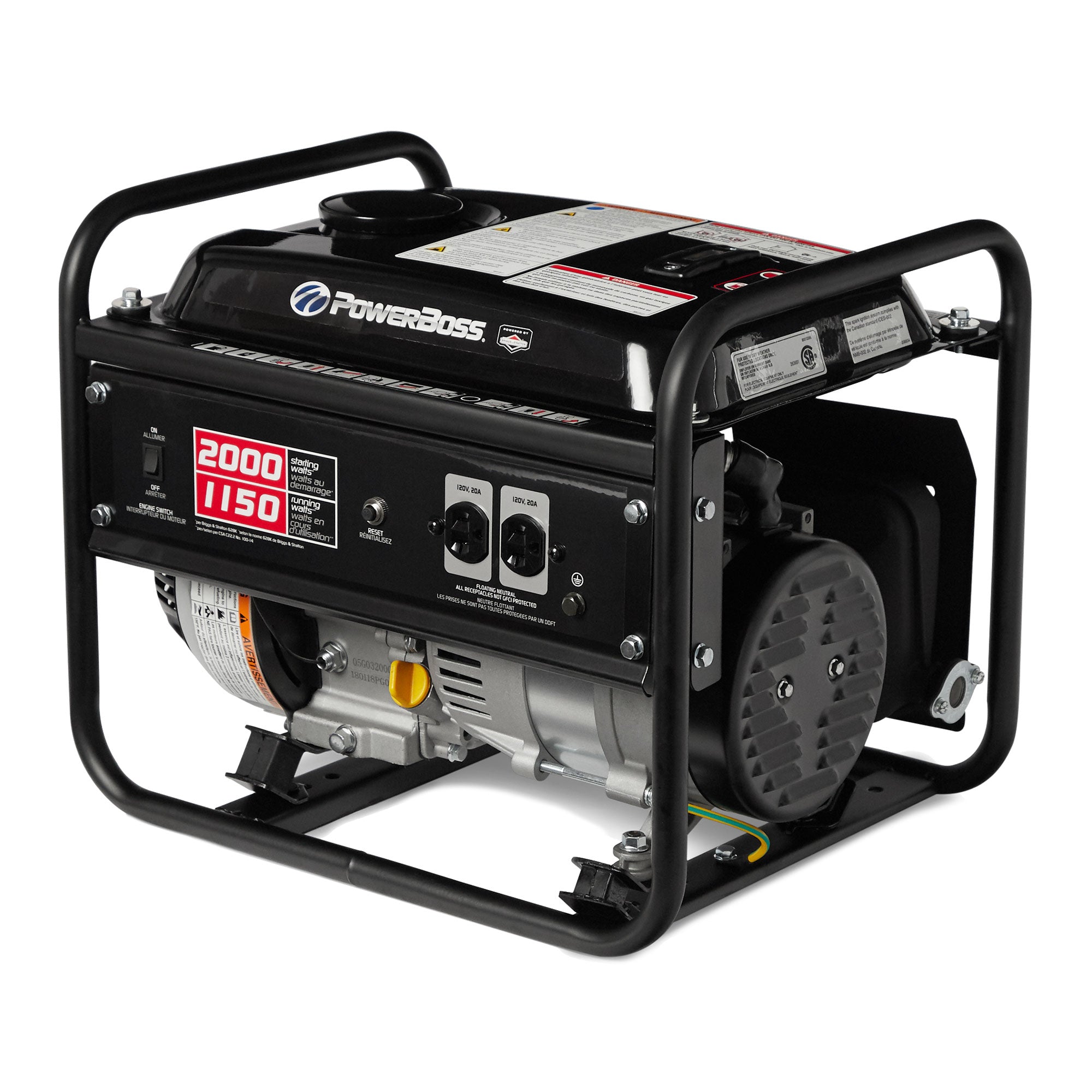 Briggs & Stratton PowerBoss 1150W Portable Gas Generator (Not Working)