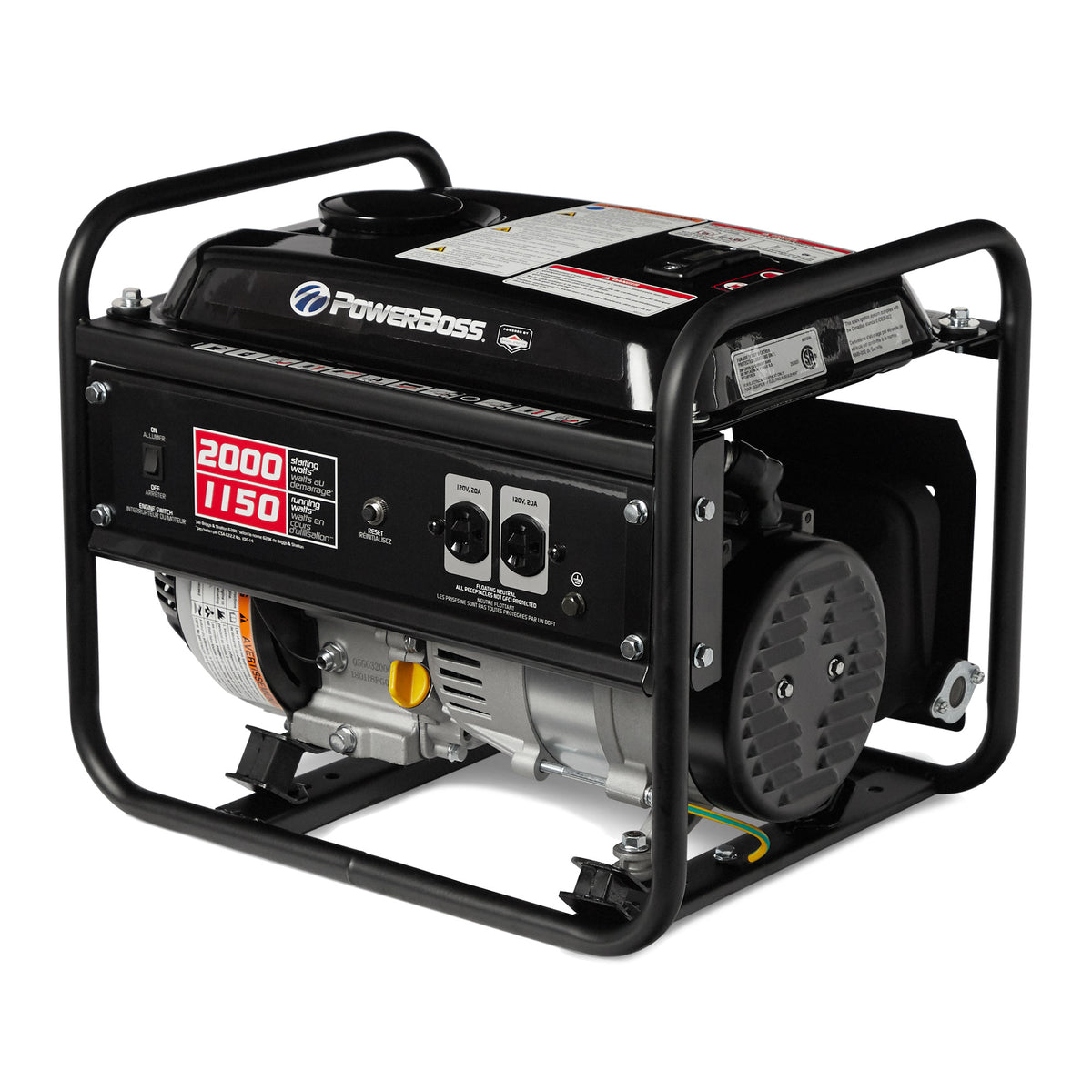 Briggs & Stratton PowerBoss 30665 1150W Gas Powered RV Generator (For Parts)
