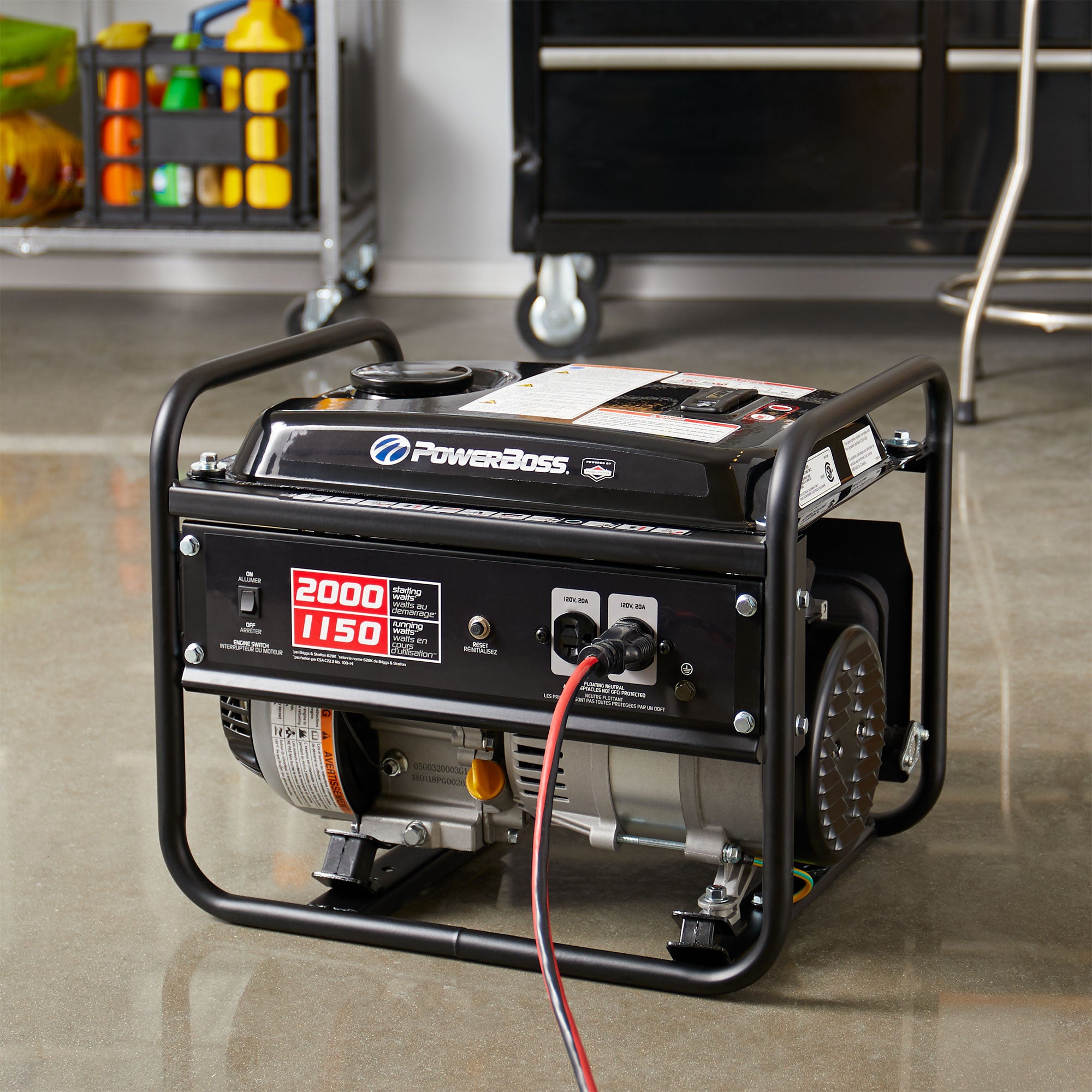 Briggs & Stratton PowerBoss 1150W Portable Gas Powered Generator (Open Box)