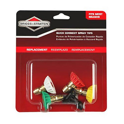 Briggs & Stratton Quick-Connect Nozzle Pressure Washer Spray Tips (Open Box)