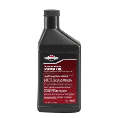Briggs & Stratton FLUID-6033 Synthetic 75W90 Pressure Washer Pump Oil (15 Oz)
