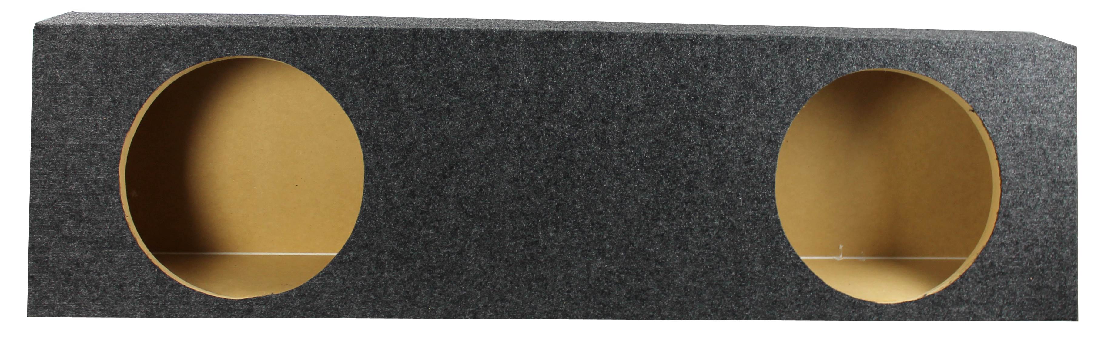 Q Power Dual 12" Sealed Heavy Duty Truck Subwoofer Box Enclosure (Open Box)