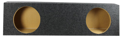 Q Power Dual 12" Sealed Heavy Duty Truck Subwoofer Box Enclosure (Open Box)