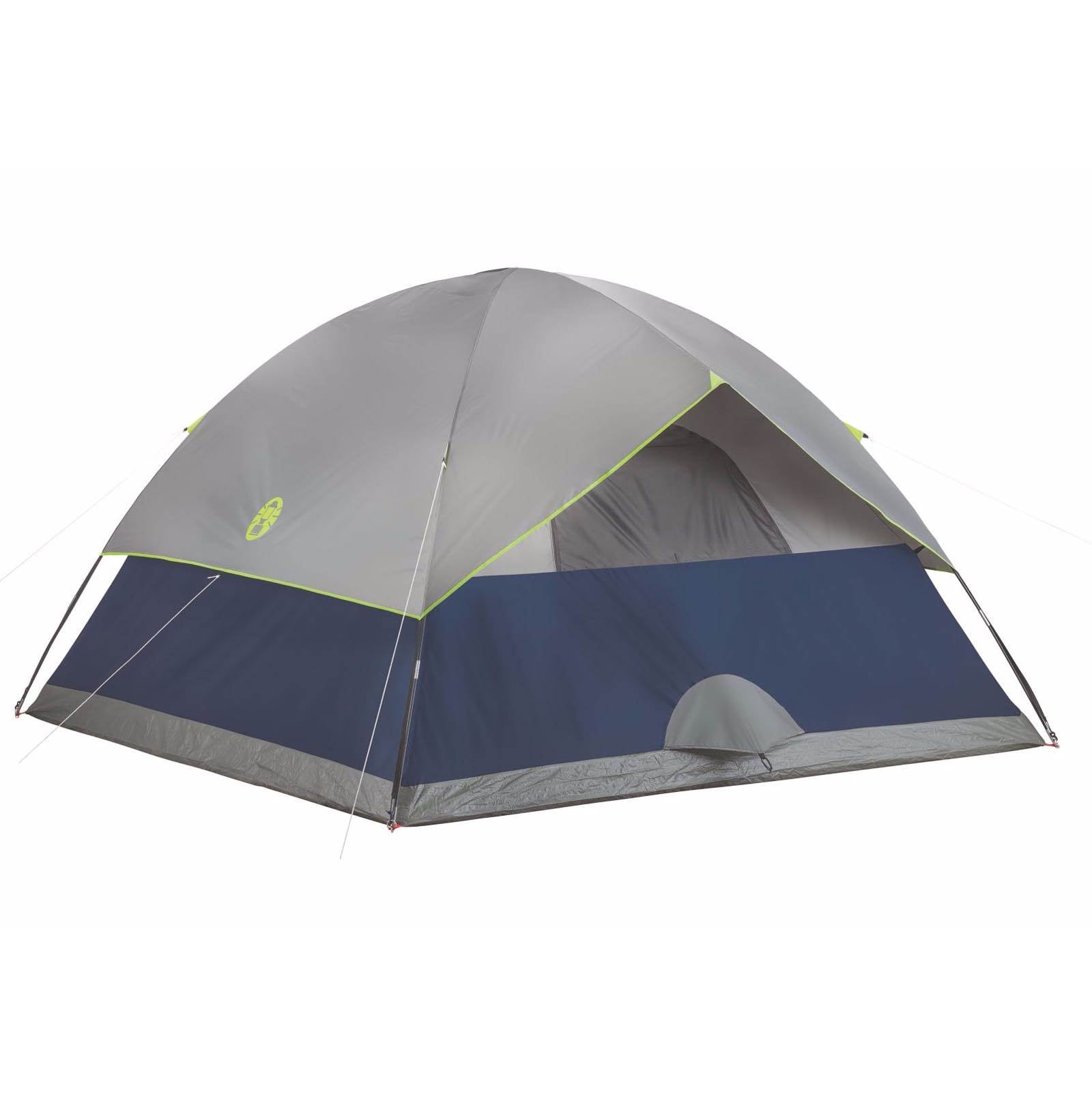 Coleman Sundome 6 Person Outdoor Hiking 10' x 10' Camping Tent (Open Box)