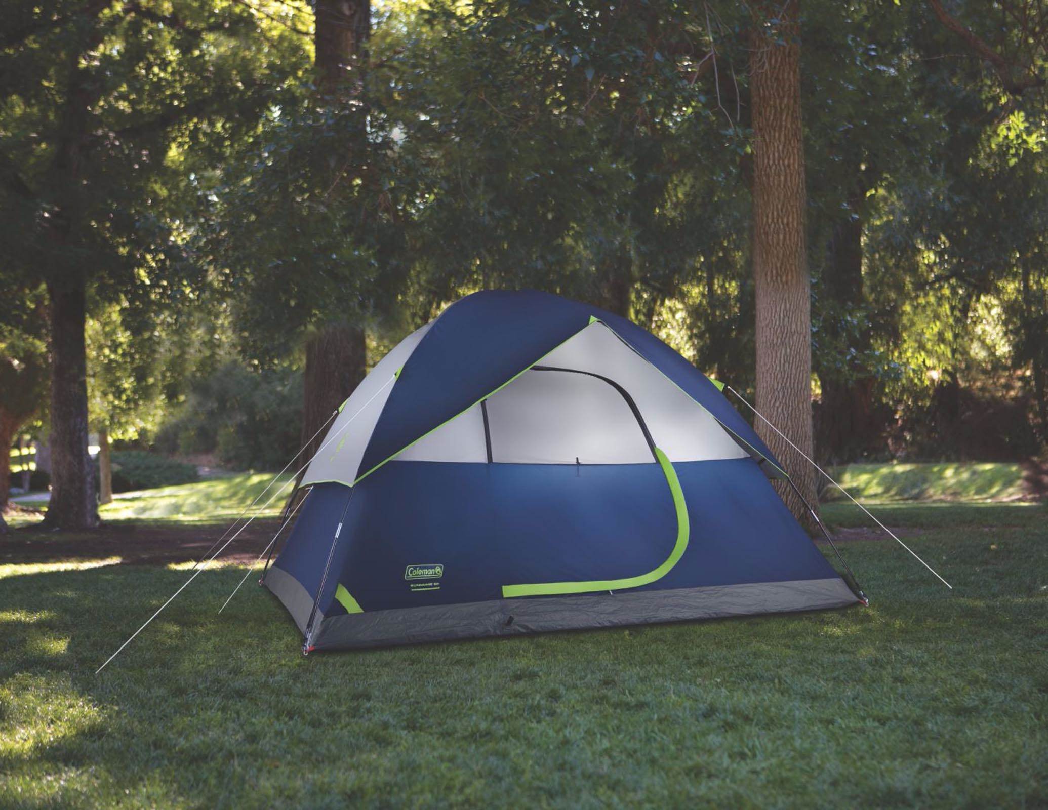 Coleman Sundome 6 Person Outdoor Hiking 10' x 10' Camping Tent (Open Box)