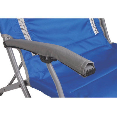 Coleman Outdoor Camping Folding ComfortSmart InterLock Chair, Blue - Open Box