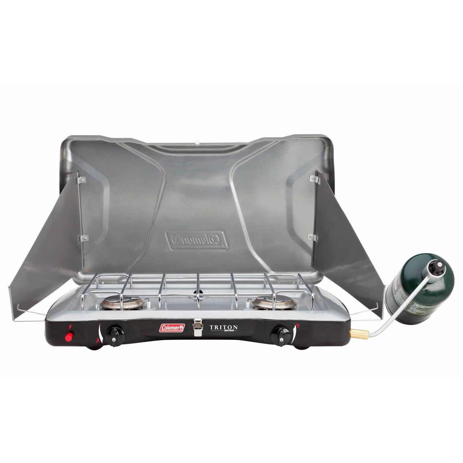 Coleman Triton Series 2-Burner PerfectFlow InstaStart Propane Stove | Open Box