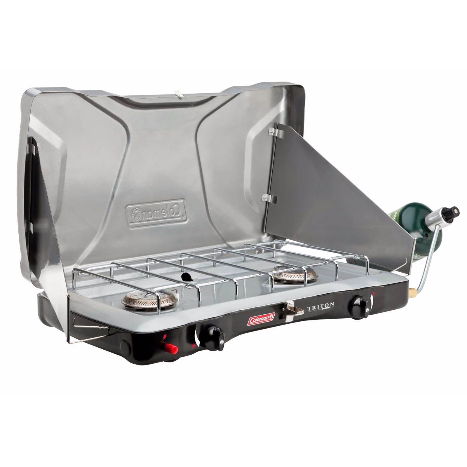 Coleman Triton Series 2-Burner PerfectFlow InstaStart Propane Stove | Open Box