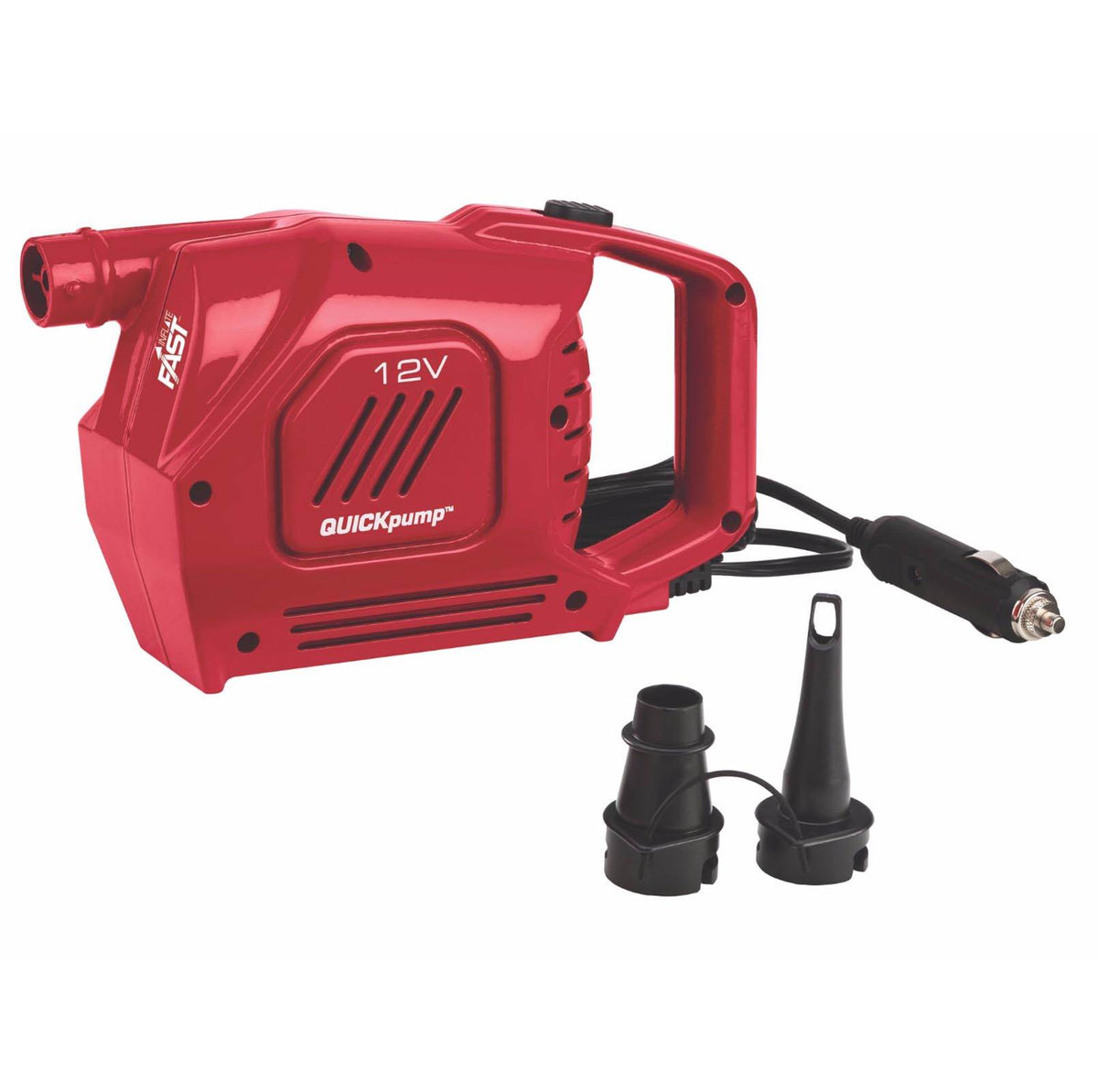 Coleman QuickPump 12V Car Boat Outlet Inflate Quick Pump w/ Adaptors (Open Box)