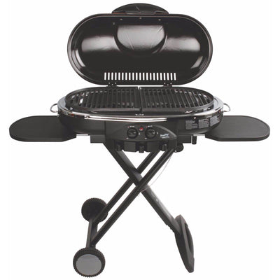 Coleman Portable Tailgating Camping Roadtrip LXE Propane Grill Orange (Open Box)