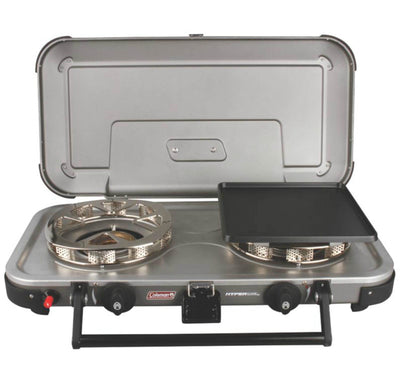 Coleman FyreChampion Gladiator Series 2-Burner Propane Camping Range | Open Box