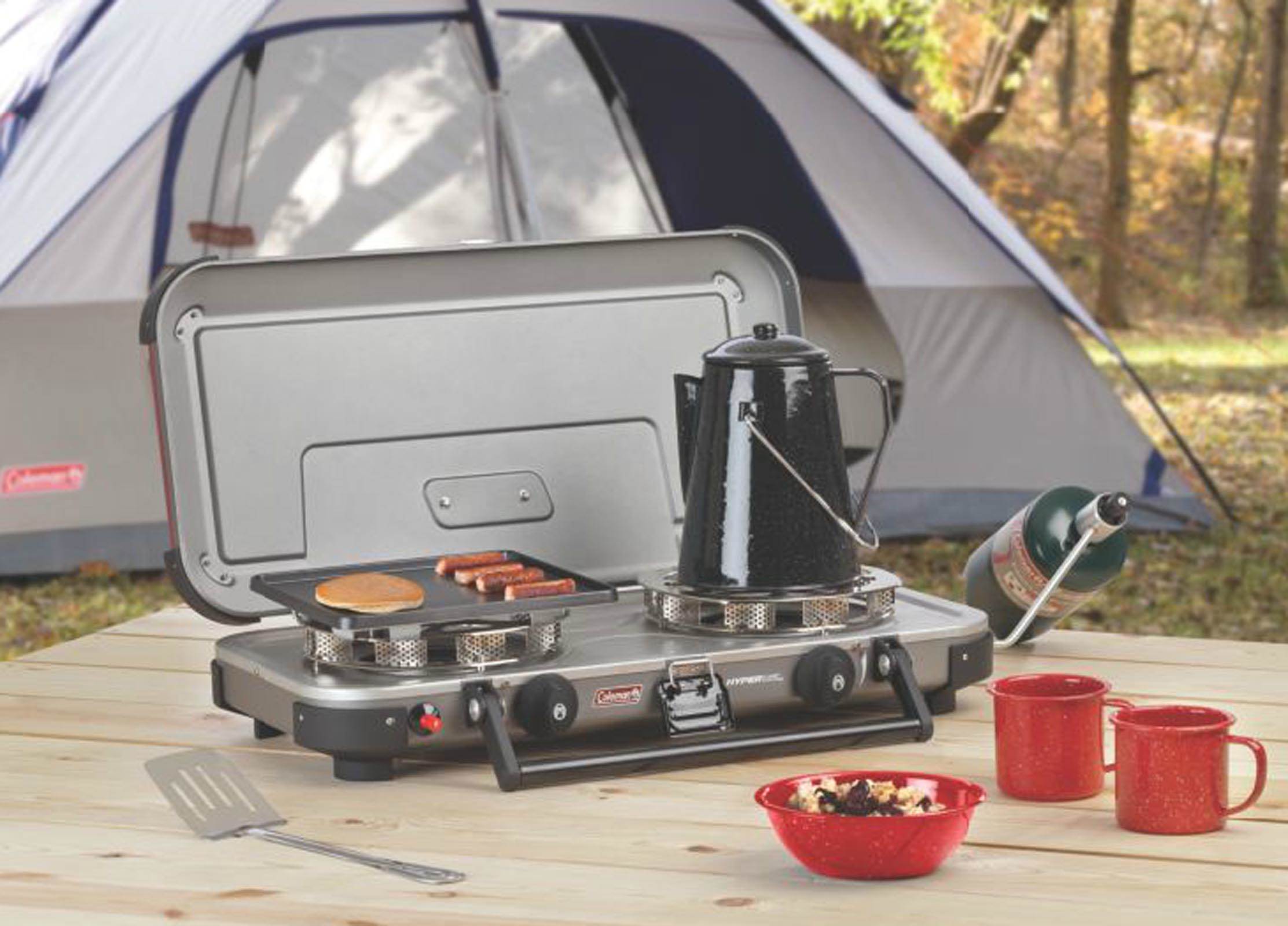Coleman Gladiator Series 2-Burner PerfectFlow Propane Camping Stove (Used)