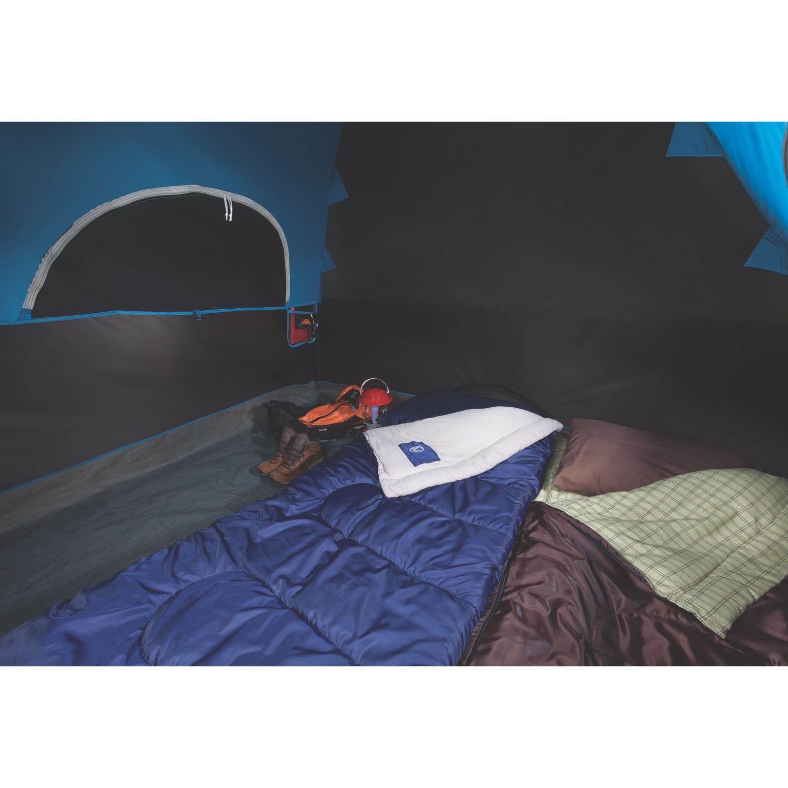 Coleman Carlsbad 4 Person 9' x 7' Dome Tent w/ Screen Room & Rainfly (Open Box)