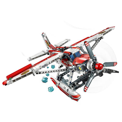 LEGO Technic Transforming Fire Fighting Plane and Jet Plane Kit (Open Box)