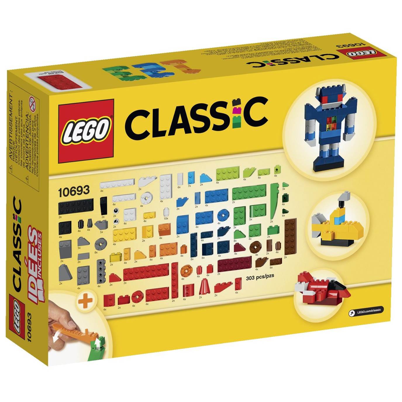 LEGO Classic Creative Supplement for All Builders with 303 Pieces (Open Box)