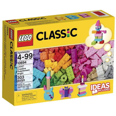 LEGO Classic Creative Supplement Bright for All Builders w/303 Pieces (Open Box)