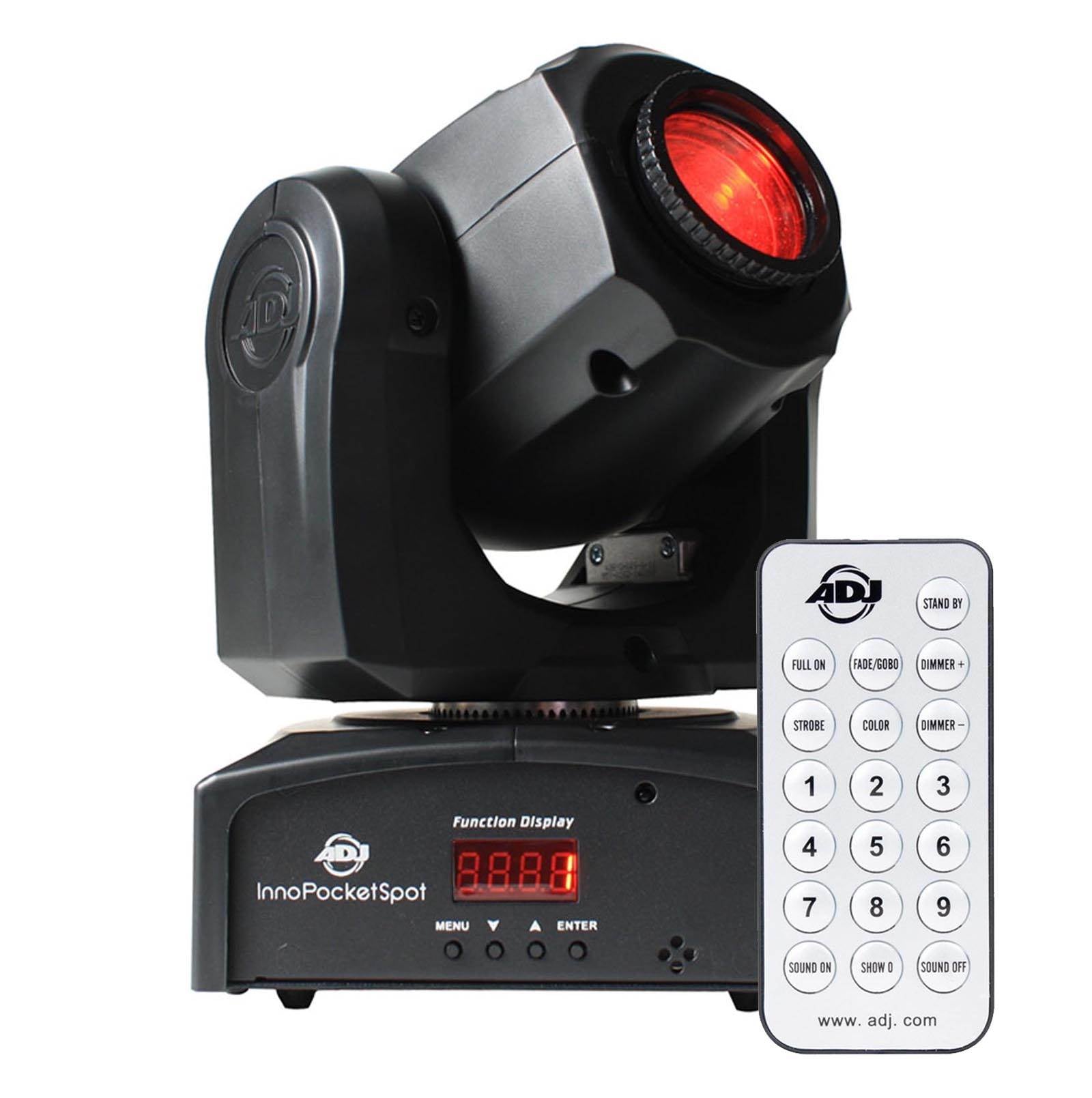 American DJ Inno Pocket Spot LED Moving Head DMX Light w/ UC-IR Wireless Remote