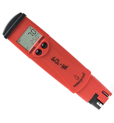 Hanna Instruments Grochek LCD pHep 4 Waterproof PH Temp Meter HI98127 (Open Box)