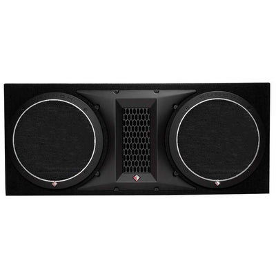 Rockford Fosgate 1000W Punch Dual P1 10 Inch Loaded Subwoofer Enclosure P1-2X10