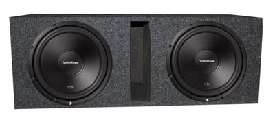 2 Rockford Fosgate 12" 1000 Watt Subwoofers and Vented Sub Box Enclosure