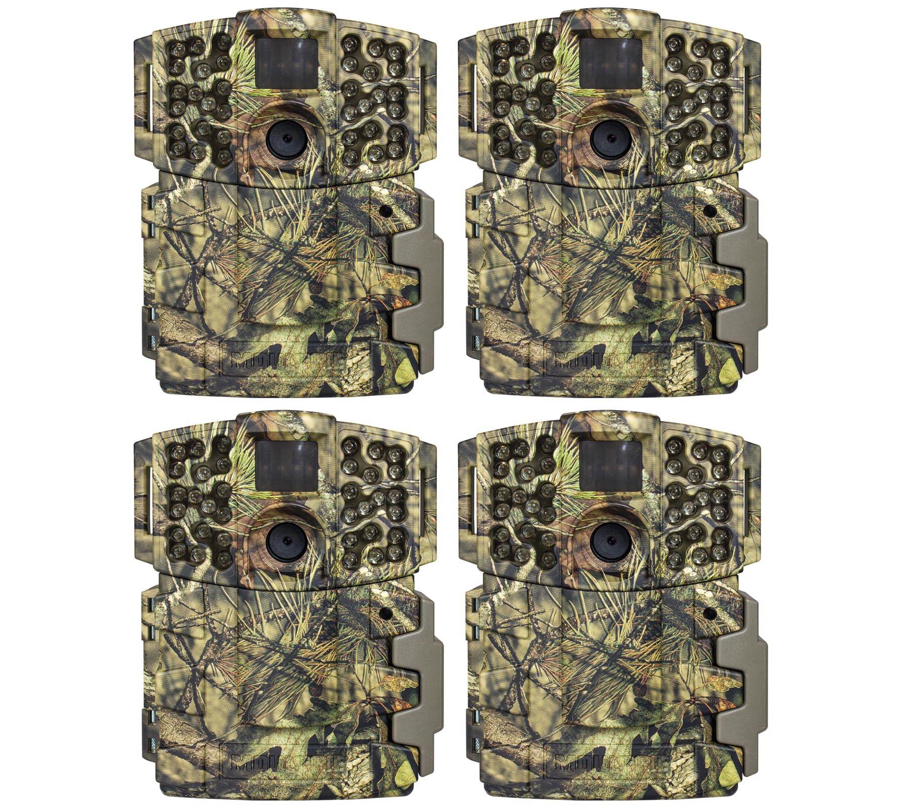(4) Moultrie No Glow Invisible 20MP Mini 999i Infrared Game Cameras | M-999i