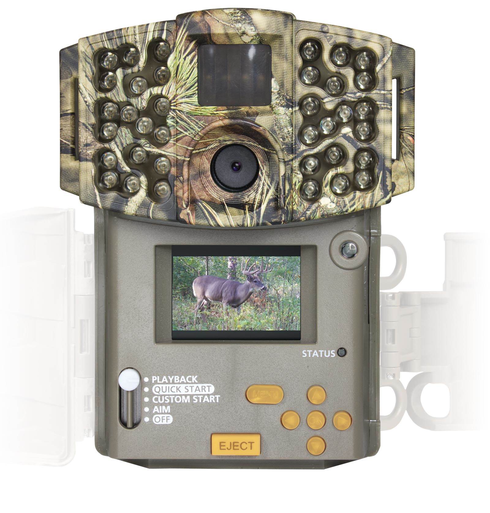 (4) Moultrie No Glow Invisible 20MP Mini 999i Infrared Game Cameras | M-999i
