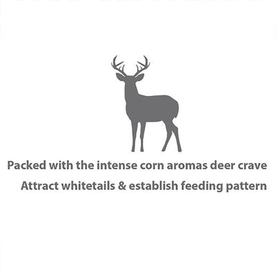 (2) Moultrie Camera Candy Corn Craze Liquid Deer Attractant Bottles | 2 Gallons