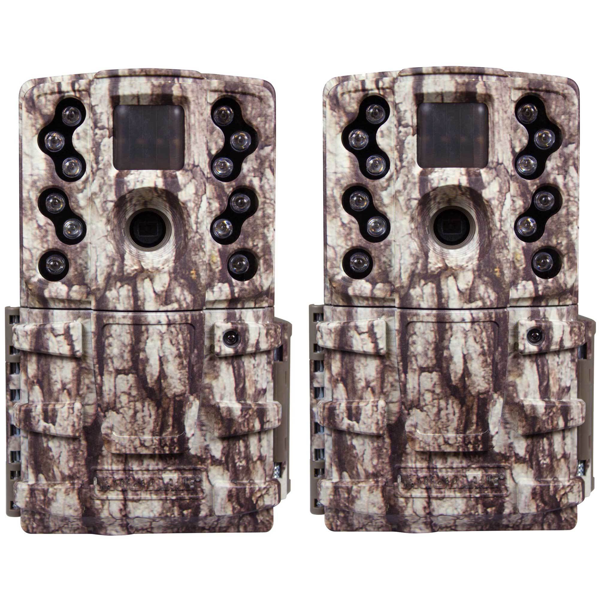 Moultrie Low Glow 12 MP Mini A20 Long Range Infrared Game Cameras AC-20 (2 Pack)
