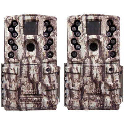 Moultrie Low Glow 12 MP Mini A20 Long Range Infrared Game Cameras AC-20 (2 Pack)