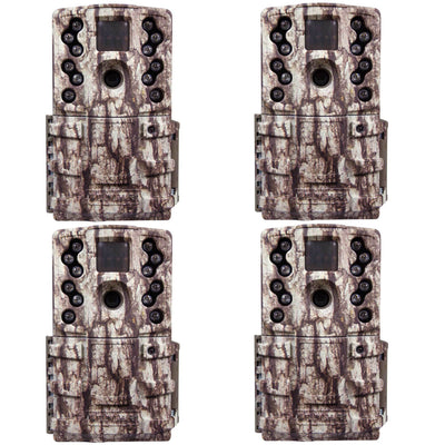 Moultrie Low Glow 12 MP Mini A20 Long Range Infrared Game Cameras AC-20 (4 Pack)