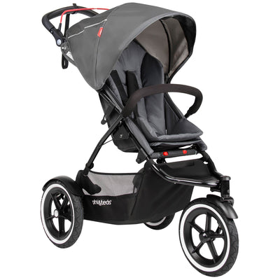 Phil&Teds Sport Buggy Stroller with Double Kit V5 | Graphite (Open Box)