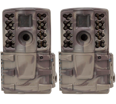 (2) Moultrie No Glow Invisible 12 MP Mini A20i Infrared Game Cameras | A-20i