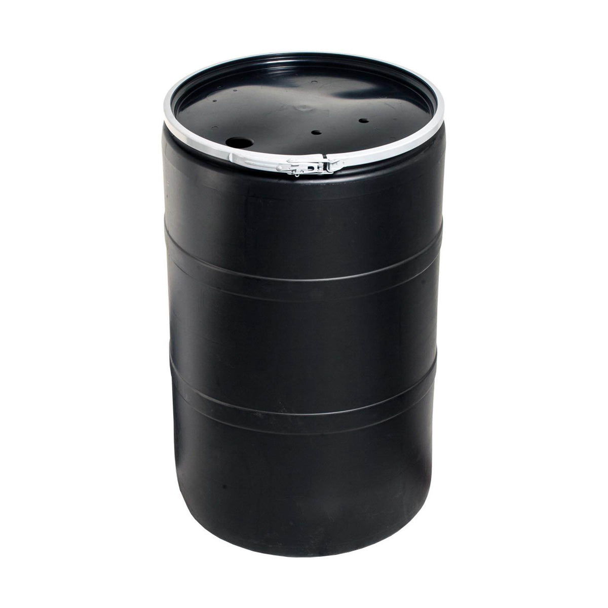 Hydrofarm 55 gal Drum Hydroponic Reservoir w/ Pre-Drilled Solid Lid (Open Box)