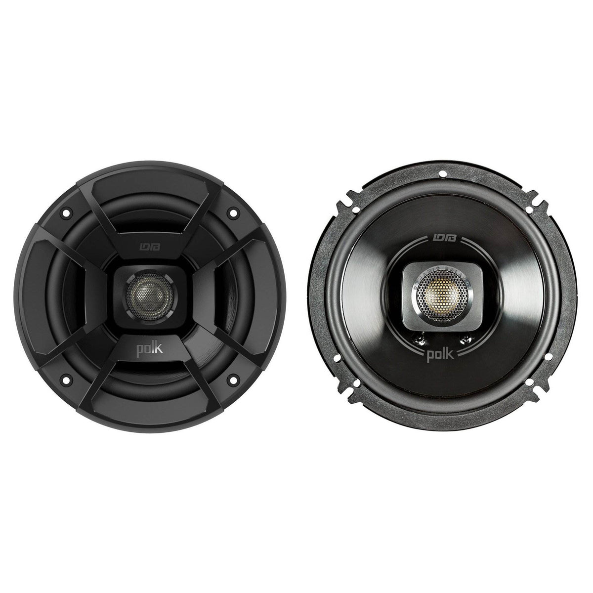 Polk Audio DB652 6.5" 300W 2 Way Car Marine ATV Stereo Coaxial Speakers-Open Box