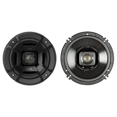 Polk Audio DB652 6.5" 300W 2 Way Car Marine ATV Stereo Coaxial Speakers-Open Box