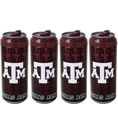 (4) Cool Gear College Football Tailgate Chiller Can Cups | 16oz
