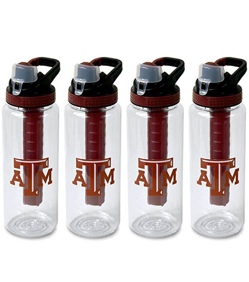 (4) Cool Gear Texas A&M College Football Tailgate Sport Water Bottles | 32 oz