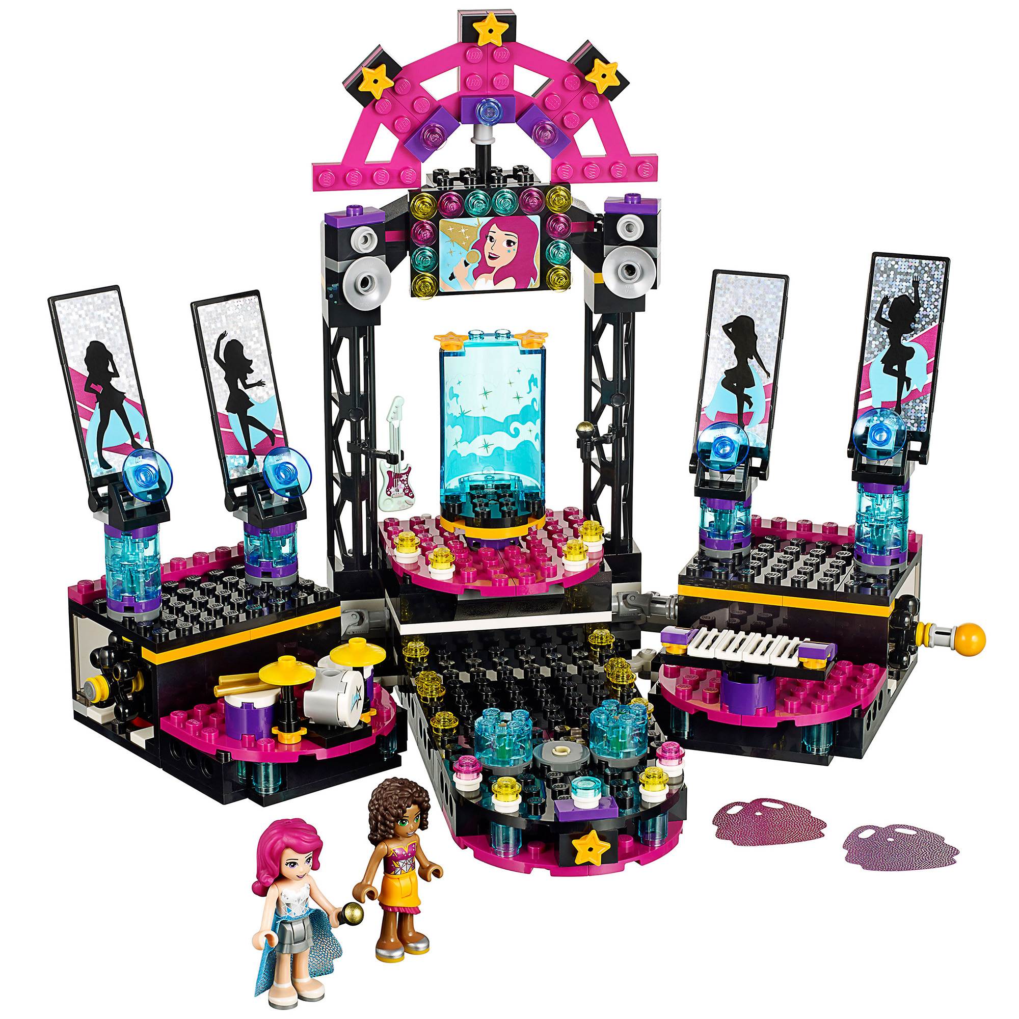 LEGO Friends Pop Star Show Stage with Andrea & Pop Star Livi Building Set 41105